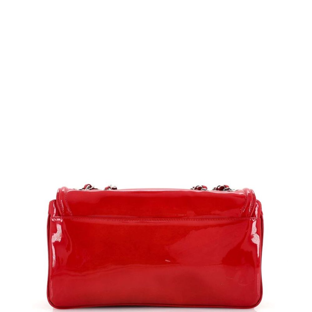 Chanel Lipstick Flap Bag Patent Vinyl Small Red - Picture 4 of 7